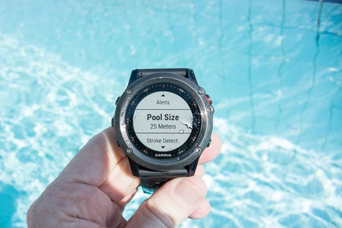 Мультиспортивные часы Garmin fenix 3. Плавание в бассейне