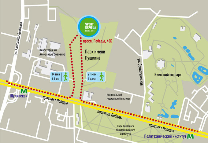 Карта проезда к выставочному центру Акко Интернешнл
