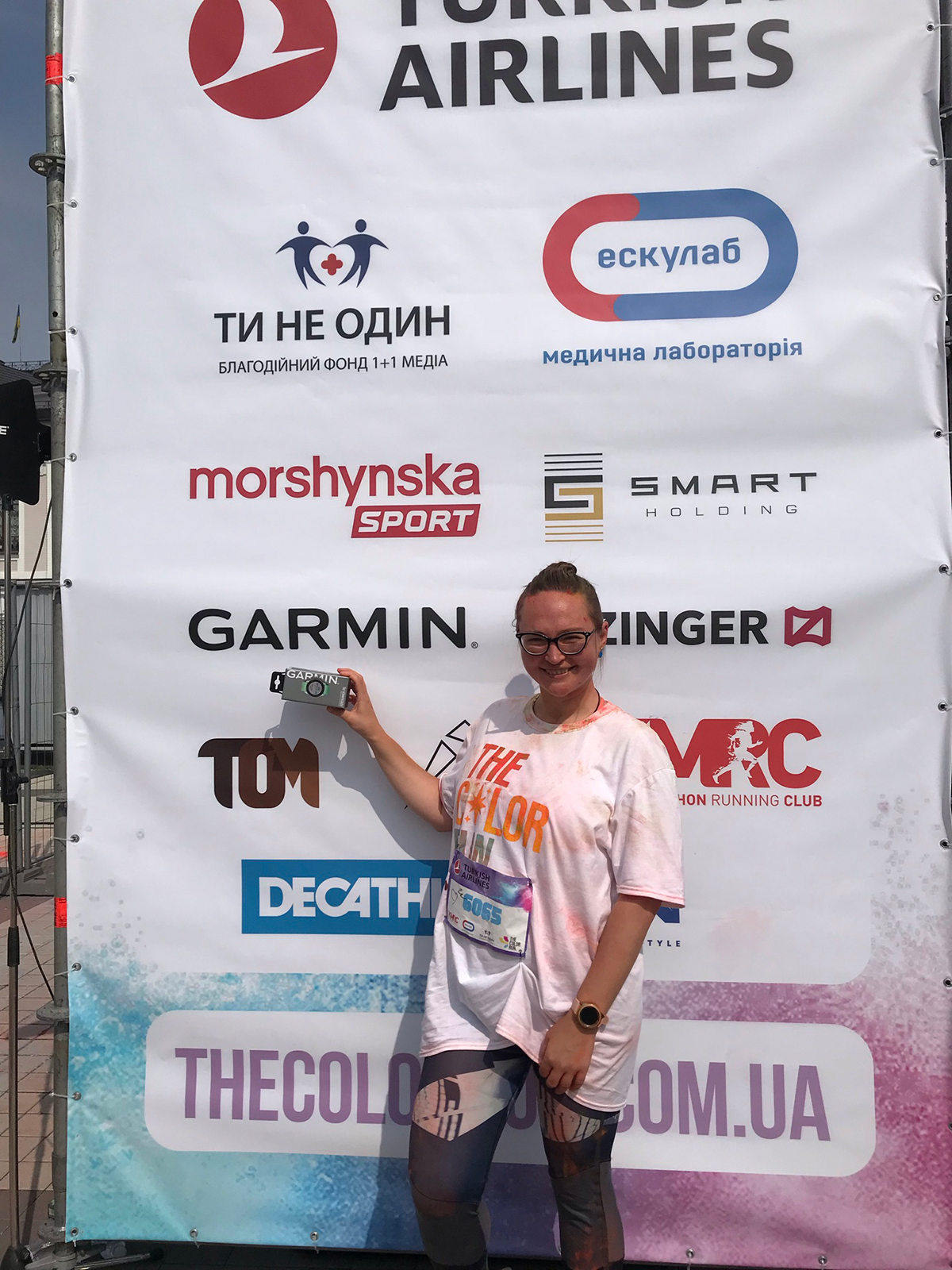 Garmin в Україні виступила офіційним спонсором The Color Run 2021