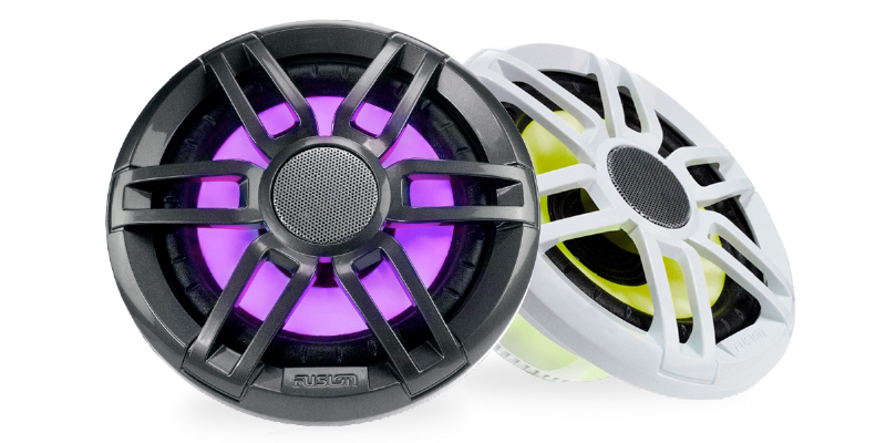 Динаміки Fusion XS у спортивному стилі зі світлодіодним RGB підсвіткою