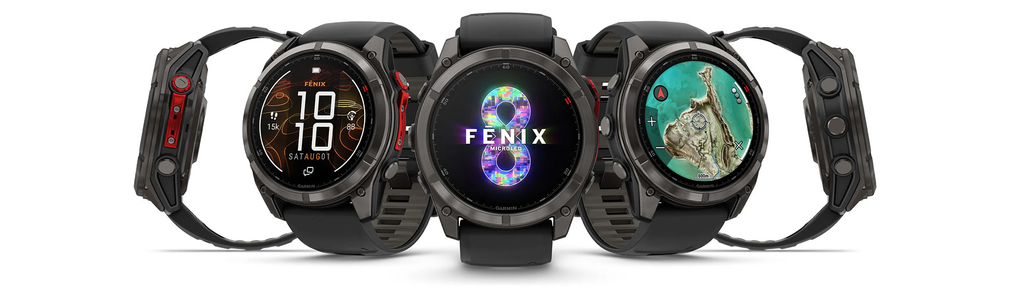 fēnix<sup>®</sup> 8 – 51мм, MicroLED 010-03380-05 зображення
