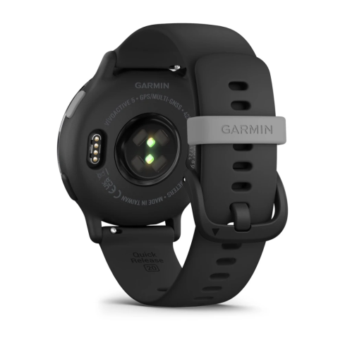 vívoactive® 5 Slate Aluminium Bezel з чорним корпусом та силіконовим ремінцем 010-02862-10