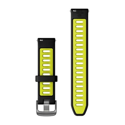 Ремінець Quick Release (18 мм) Black/Amp Yellow чорний/жовтий силіконовий 010-11251-A3