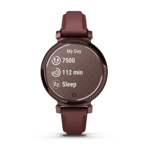 Lily® 2 Classic Dark Bronze з бордовим шкіряним ремінцем 010-02839-03