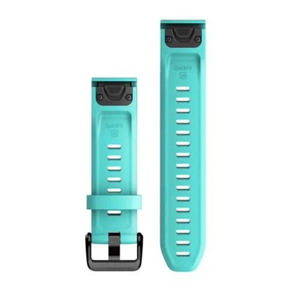 Ремінець QuickFit® 20 Aqua бірюзовий силіконовий-010-13102-05 Ремінець QuickFit® 20 Aqua бірюзовий силіконовий 010-13102-05