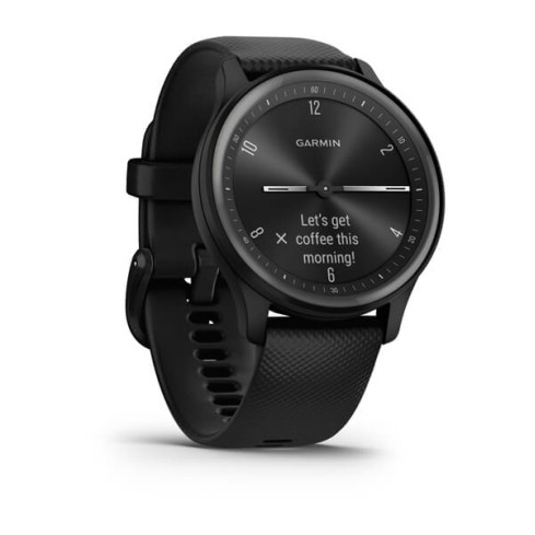 vívomove® Sport Black чорним корпусом та силіконовим ремінцем 010-02566-00