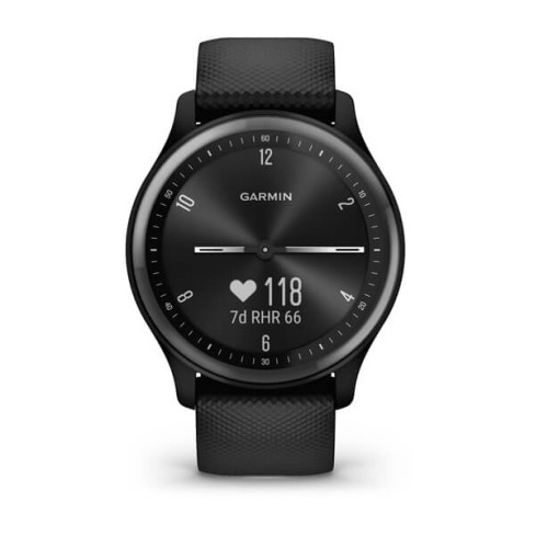 vívomove® Sport Black чорним корпусом та силіконовим ремінцем 010-02566-00