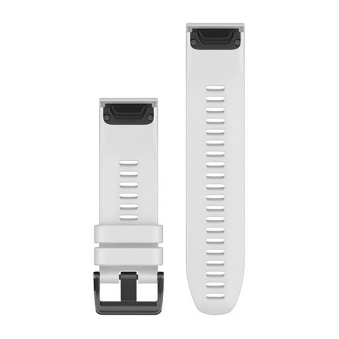 Ремінець QuickFit® 26 білий силіконовий (комплект з трьох частин) 010-12903-00