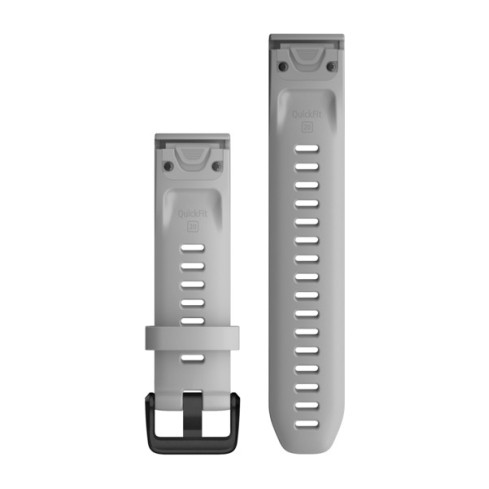 Ремінець QuickFit® 20 Powder Grey сірий силіконовий 010-12866-00