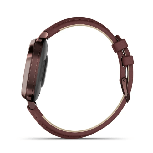 Lily® 2 Classic Dark Bronze з бордовим шкіряним ремінцем 010-02839-03