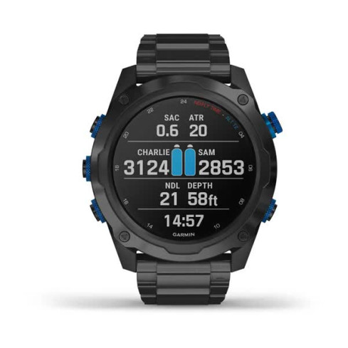 Descent™ Mk2i Titanium Carbon Gray DLC з титановим браслетом (включно з Descent™ T1) 010-02132-12
