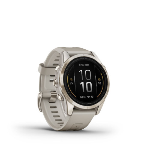 epix™ Pro (Gen 2) – Sapphire Edition | 42 мм Soft Gold з пісочним ремінцем 010-02802-11