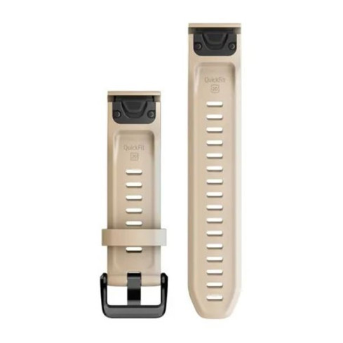 Ремінець QuickFit® 20 Limestone бежевий силіконовий 010-13102-08