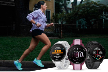 Garmin представляє Forerunner 165 — прості у використанні бігові GPS-годинники з екраном AMOLED, які зроблять ваші пробіжки яскравішими