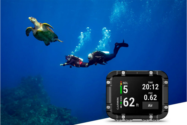 Garmin Descent X30 надає ключові дані занурення з першого погляду
