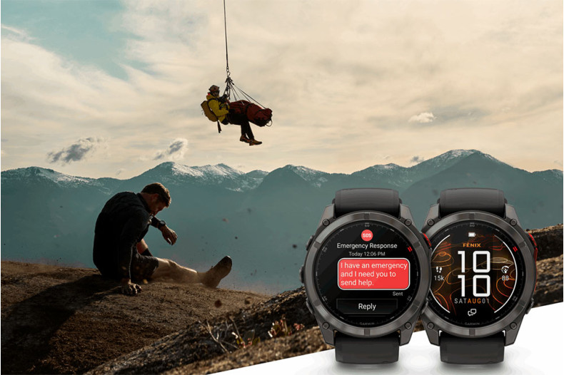 Представляємо fēnix 8 Pro: перші смартгодинники від Garmin з технологією inReach