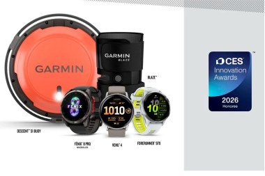 Garmin отримала п’ять нагород за інновації на CES 2026 Innovation Awards