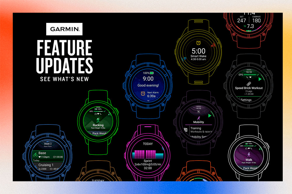 Garmin представляє оновлення функціонала для деяких моделей смартгодинників та велокомп'ютерів