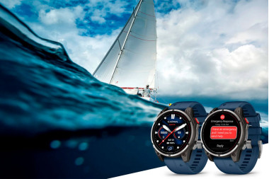 Морський смартгодинник Garmin quatix 8 Pro з технологією inReach допомагає підтримувати зв’язок на воді