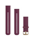 Ремінець Quick Release (20 мм) Berry бордовий силіконовий