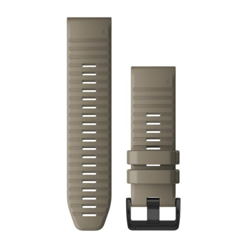 Ремінець QuickFit® 26 Dark Sandstone коричневий силіконовий 010-12864-02
