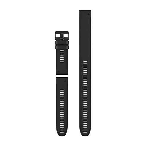 Ремінець QuickFit® 26 чорний силіконовий (комплект з трьох частин) 010-12907-00
