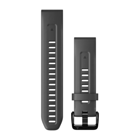 Ремінець QuickFit® 20 Graphite темно-сірий силіконовий 010-13102-01