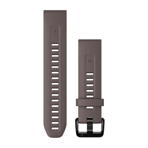 Ремінець QuickFit® 20 Shale Grey сірий силіконовий 010-13102-10