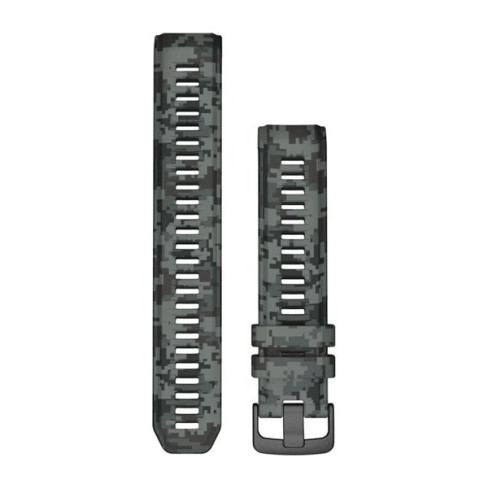Ремінець 22 мм (Instinct® 2 серія) Graphite Camo сірий силіконовий 010-13105-04