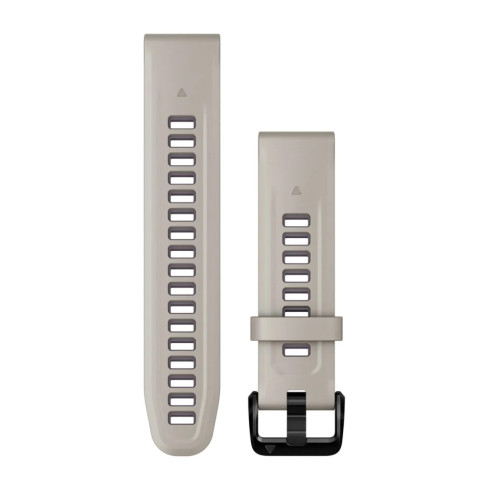 Ремінець QuickFit® 20 Light Sand/Deep Orchid бежевий силіконовий 010-13279-05