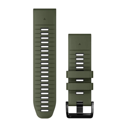 Ремінець QuickFit® 26 Moss/Graphite хакі силіконовий 010-13281-07