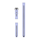 Ремінець QuickFit® 20 Blueberry бузковий силіконовий (комплект з трьох частин)
