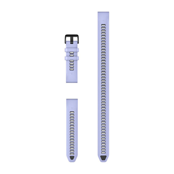 Ремінець QuickFit<sup>®</sup> 20 Blueberry бузковий силіконовий (комплект з трьох частин)