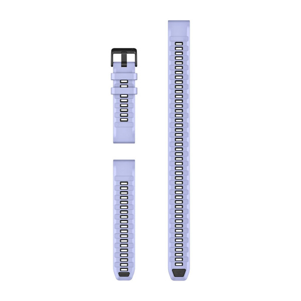 Ремінець QuickFit<sup>®</sup> 22 Blueberry бузковий силіконовий (комплект з трьох частин)