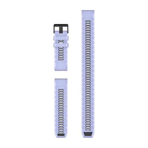 Ремінець QuickFit® 26 Blueberry бузковий силіконовий (комплект з трьох частин) 010-14410-02