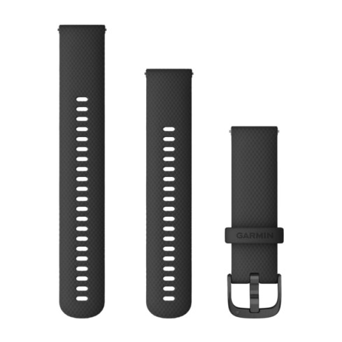 Ремінець Quick Release (22 мм) Black чорний силіконовий 010-12932-21