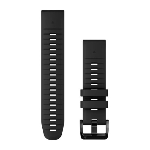Ремінець QuickFit® 22 Black чорний силіконовий 010-13280-00