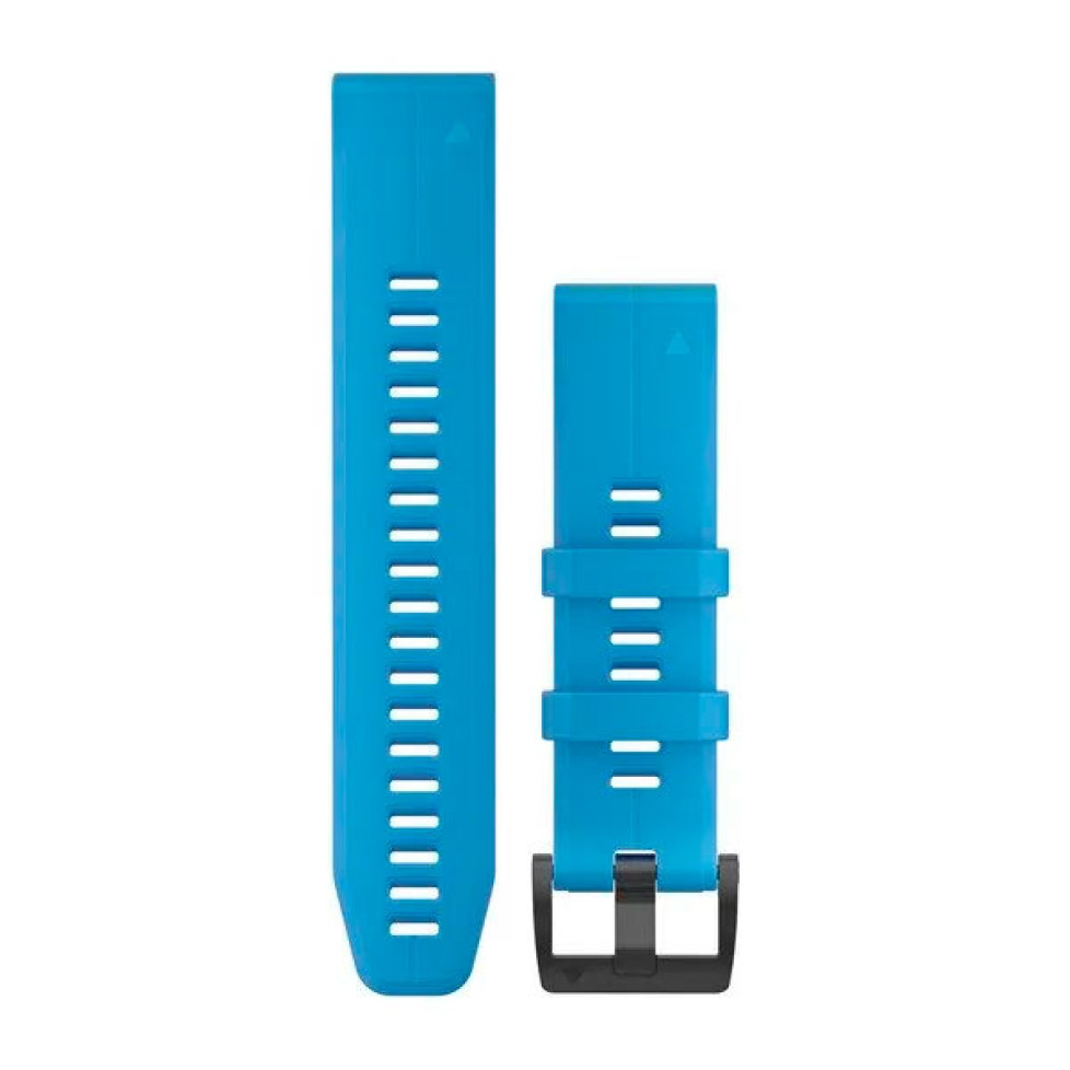 Ремінець QuickFit® 22 Cyan Blue блакитний силіконовий 010-12740-03