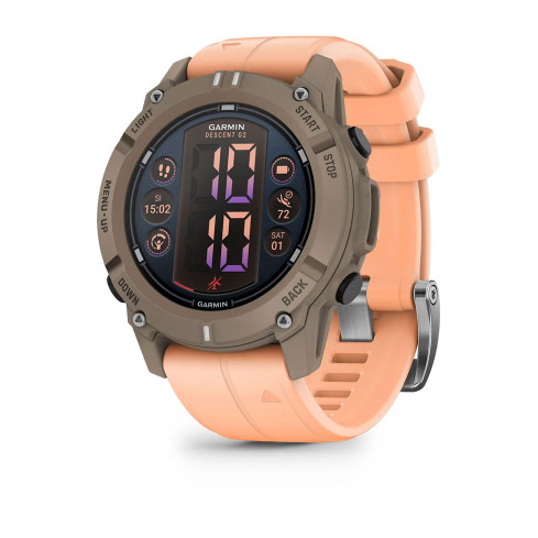 Descent™ G2 Paloma з Shell Pink рожевим силіконовим ремінцем 010-02986-01