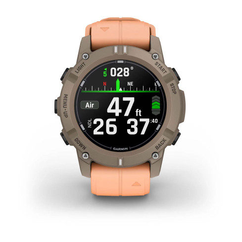 Descent™ G2 Paloma з Shell Pink рожевим силіконовим ремінцем 010-02986-01