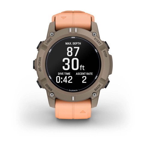Descent™ G2 Paloma з Shell Pink рожевим силіконовим ремінцем 010-02986-01