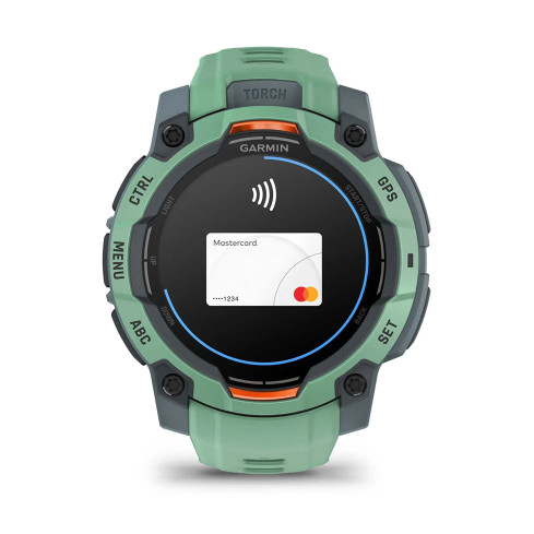 Instinct® 3 – 45 мм, AMOLED Neotropic з зеленим силіконовим ремінцем 010-02936-01