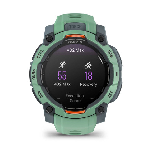 Instinct® 3 – 45 мм, AMOLED Neotropic з зеленим силіконовим ремінцем 010-02936-01