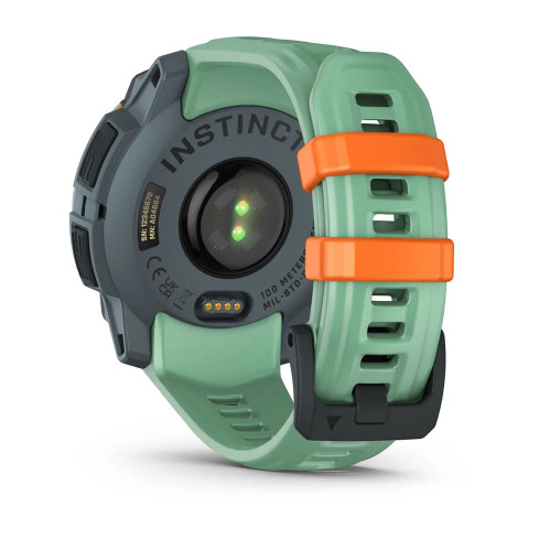 Instinct® 3 – 45 мм, AMOLED Neotropic з зеленим силіконовим ремінцем 010-02936-01
