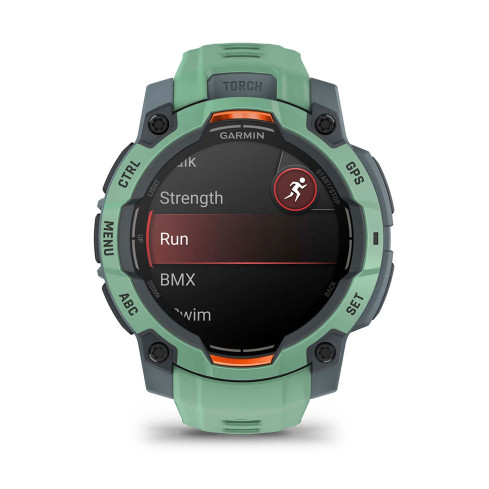 Instinct® 3 – 45 мм, AMOLED Neotropic з зеленим силіконовим ремінцем 010-02936-01