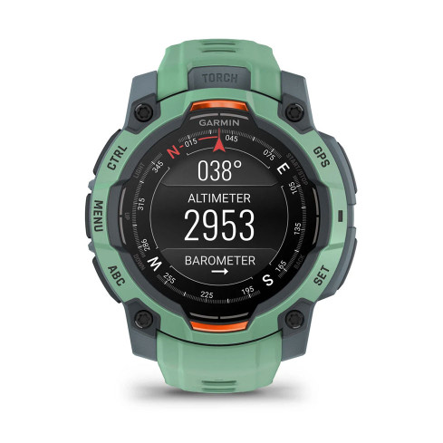 Instinct® 3 – 45 мм, AMOLED Neotropic з зеленим силіконовим ремінцем 010-02936-01