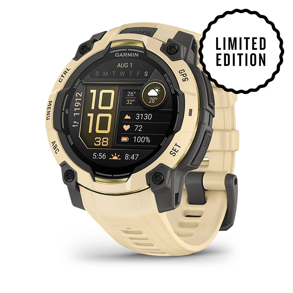 Instinct® 3 – 45 мм, AMOLED Citrine з Citrine бежевим ремінцем 010-02936-02