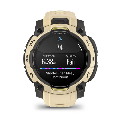 Instinct® 3 – 45 мм, AMOLED Citrine з Citrine бежевим ремінцем 010-02936-02