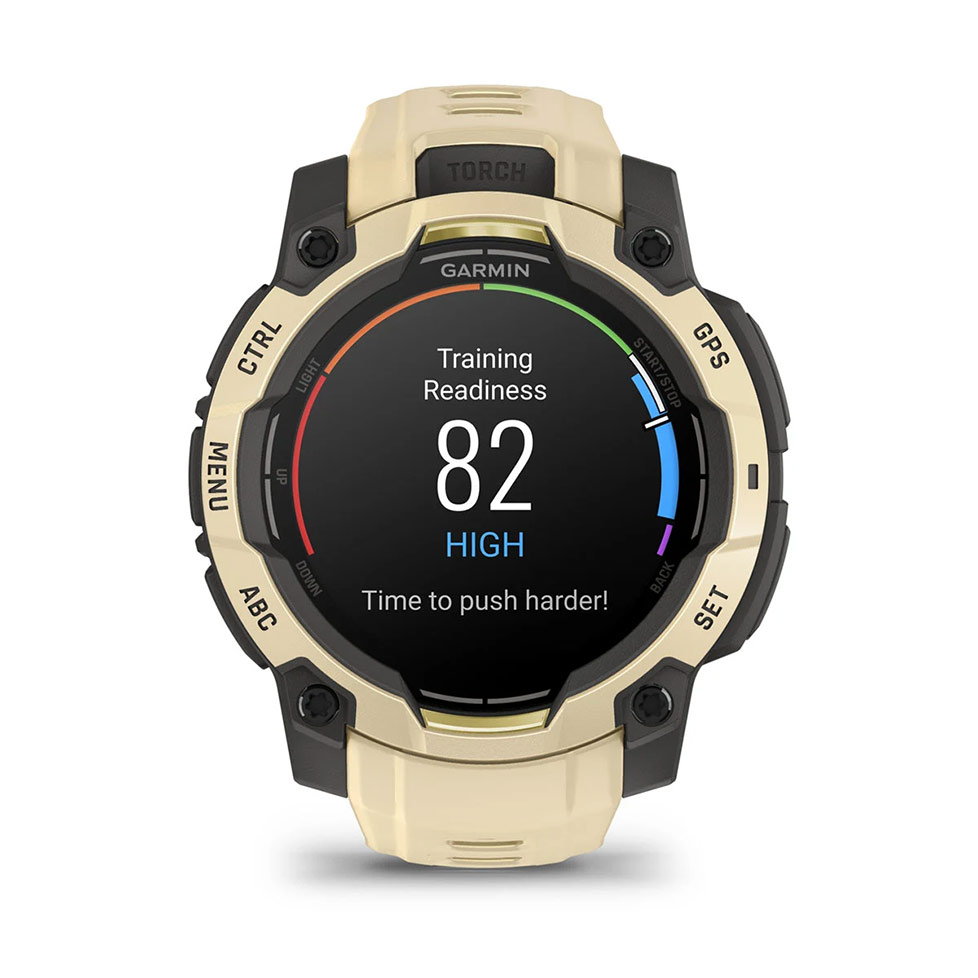 Instinct® 3 – 45 мм, AMOLED Citrine з Citrine бежевим ремінцем 010-02936-02
