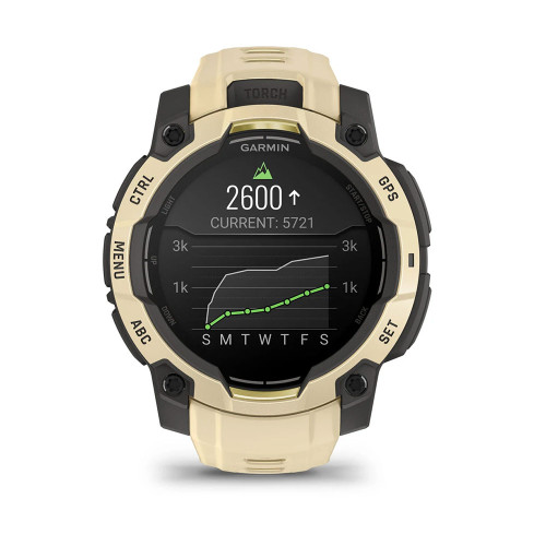 Instinct® 3 – 45 мм, AMOLED Citrine з Citrine бежевим ремінцем 010-02936-02